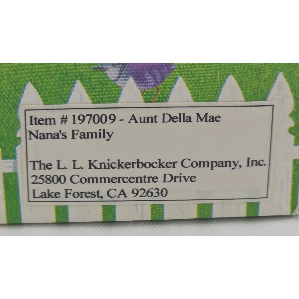 Vintage Richard Simmons Aunt Della Mae Nana's Family Doll‎ Figurine COA in Box